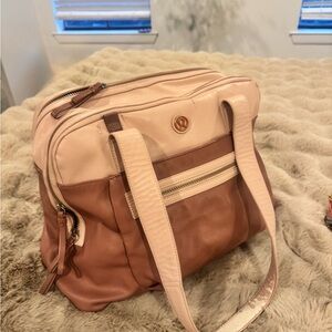 lululemon Two-Tone Blush Travel Tote